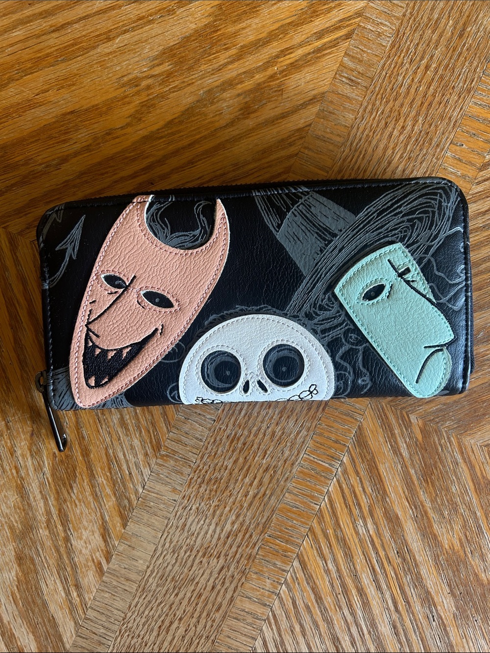 Loungefly Nightmare Before Christmas Oogie Boys zip around wallet